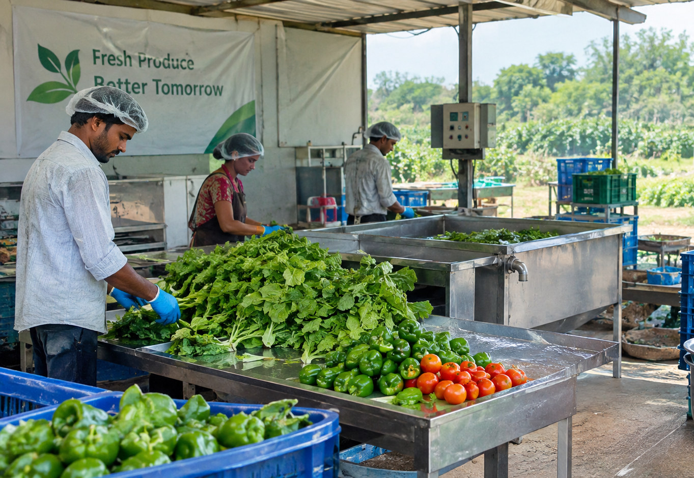 Fresh food sourcing and quality work