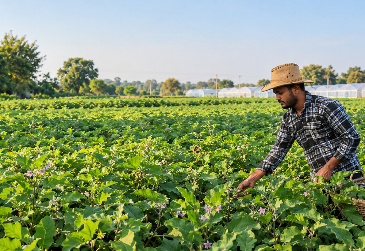 Fresh natural vegetables and farming